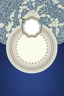 蓝色花纹纹理婚庆婚礼婚宴菜单背景