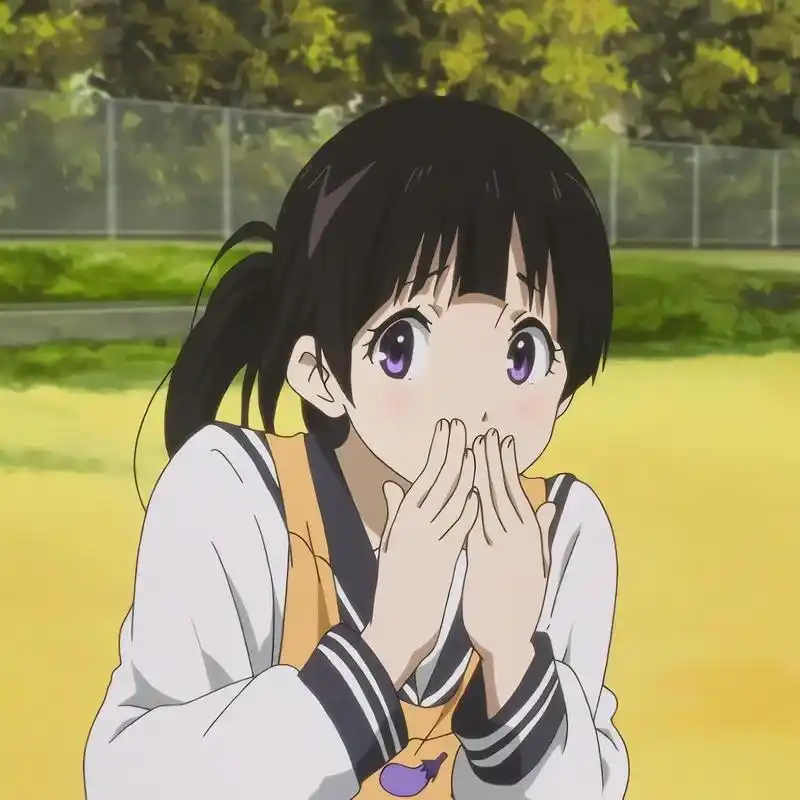 「第83期」动漫女头:冰菓 千反田爱瑠无水印女生头像