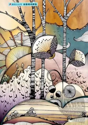 素材分享20张漂亮的色彩装饰画原来美可以这么温暖