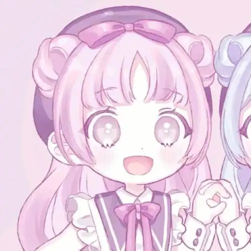 双人动漫闺蜜头像抱走吱声