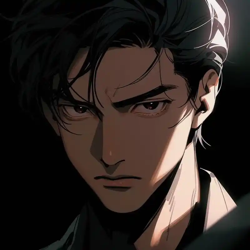 暗黑系列漫画酷帅男孩2.0.#优质头像 #纯情男高漫画脸 # - 抖音