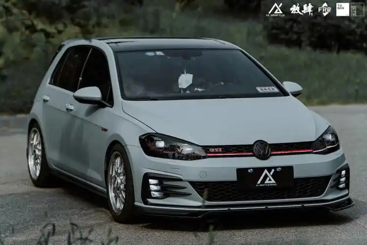 高尔夫全车改色膜案例分享