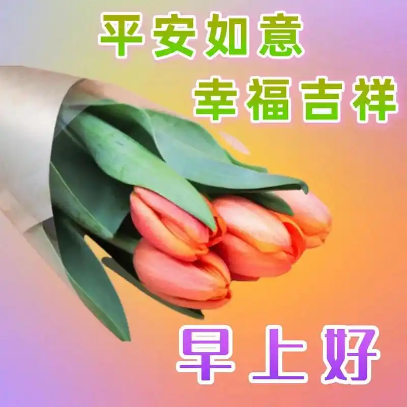 温馨最新早上好祝福语精选问候图片大全 早上好!