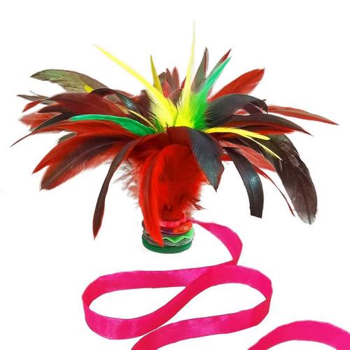 带绳毽子学生成人健身比赛专用加芯大花鸡毛毽儿童运动训练踢键子