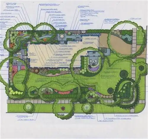 欧式庭院平面图