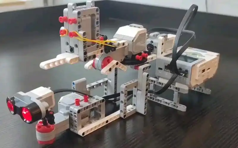 乐高ev3炮台哨兵模式-远彻雷鸣-机器人编程-哔哩哔哩视频