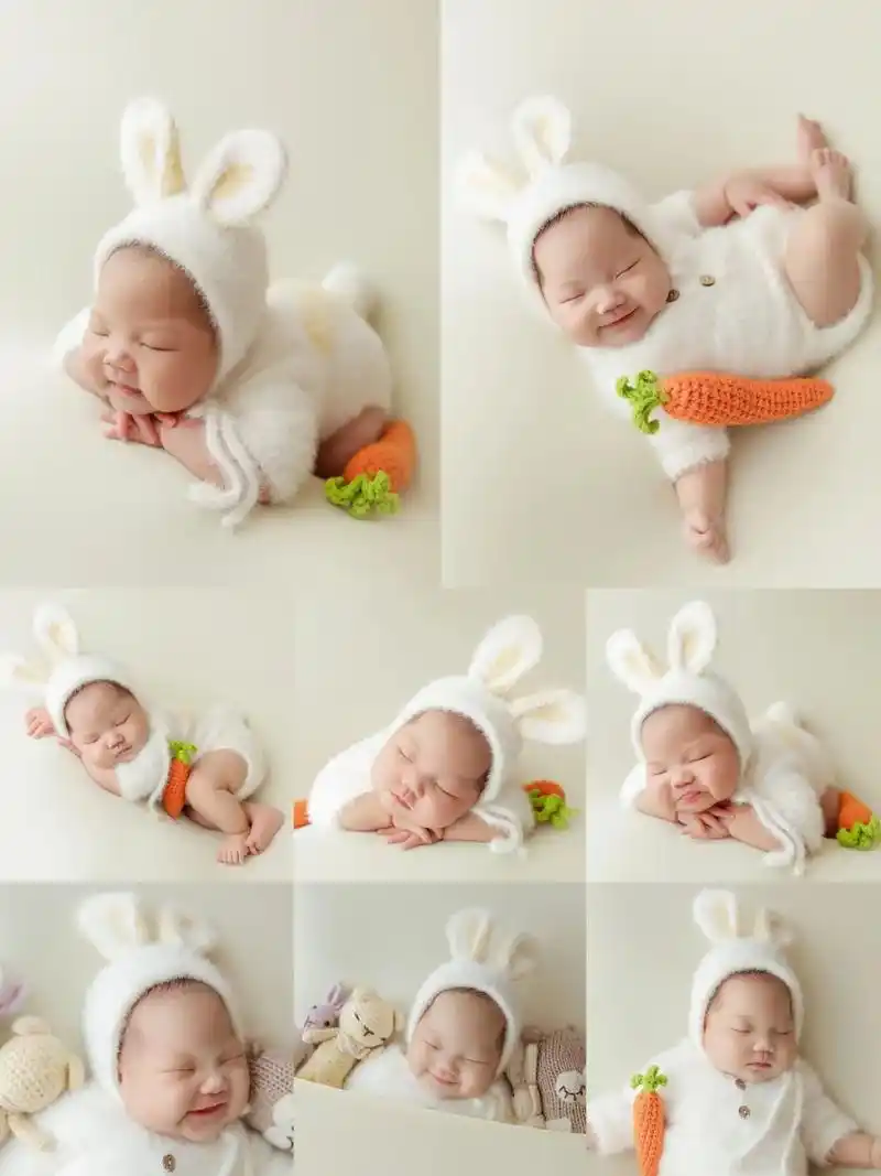 可爱的兔宝宝.@时尚baby孕婴儿童摄影  關注 ●●●●  - 抖音