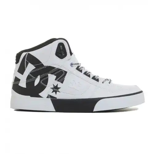 dcshoecousa男女dcpure大logo全皮拼色运动高帮滑板鞋adys400042