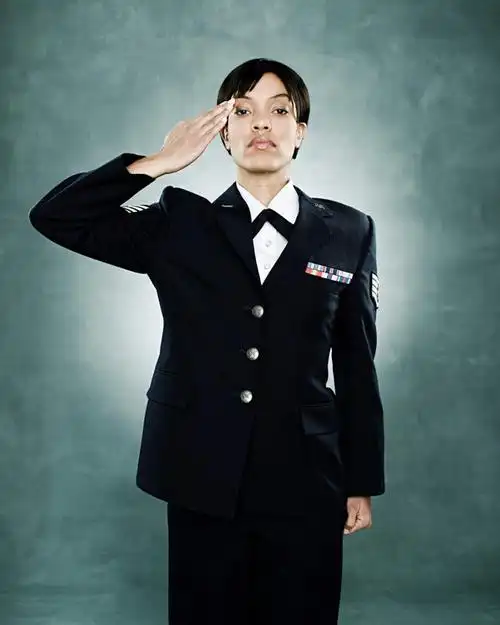 影子,注视,衣服,观察,看,站着,摄影,影棚,观看,军人,察看,敬礼,军装