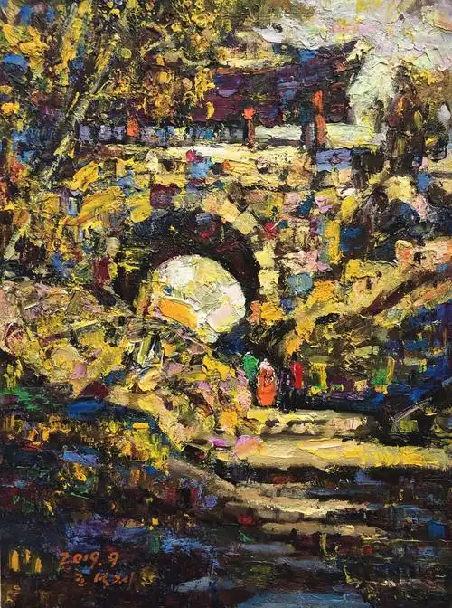 常磊签名版画|双兔