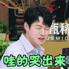 魏大勋哇的哭出来伤心soogifsoogif出品gif动图_动态图_表情包下载