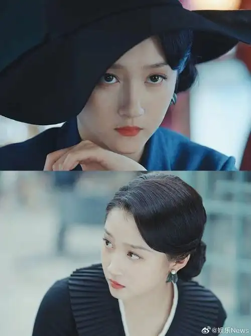 关晓彤米色民国造型