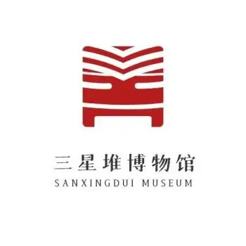 三星堆博物馆logo设计红色中国风印章
