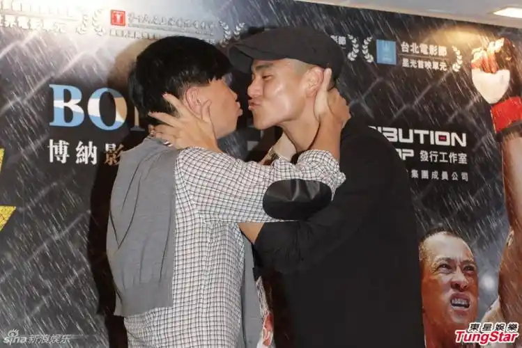 张家辉与彭于晏搞笑接吻 禁妻子拍吻戏