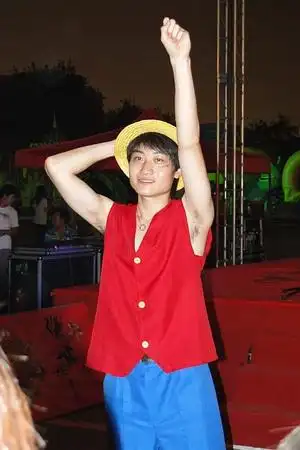 腋毛帅哥版路飞