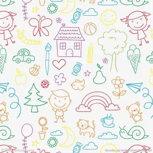 背景平铺图片儿童简笔画背景图片简笔画背景的装饰简笔画微信背景图