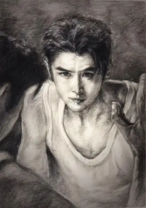 大学生活#张云龙#披荆斩棘的哥哥#素描头像