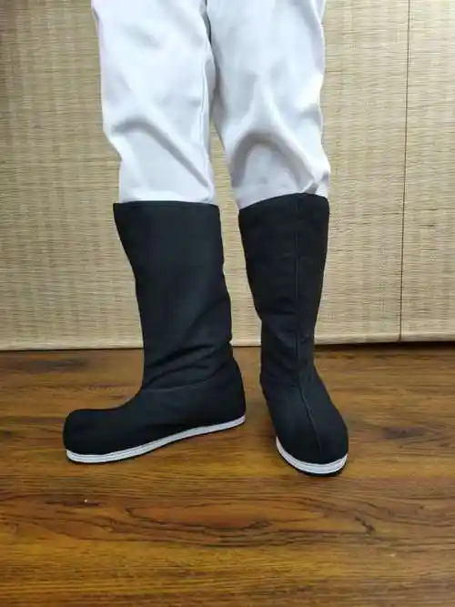 靴子男女汉服官兵侠客影视布鞋古装官靴布靴子古典舞鞋