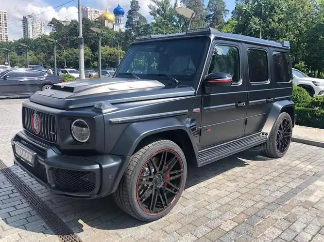 新款奔驰g级改装brabus宽体大包围