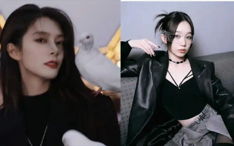 傅菁 徐梦洁 美女的拍照总是独特的.