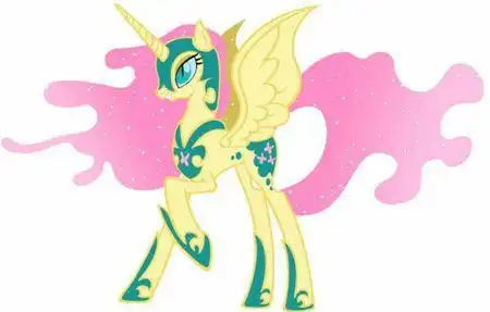 小马宝莉柔柔公主简笔画