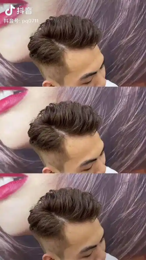 清爽港风短发经典的一浪浪男士发型林sir