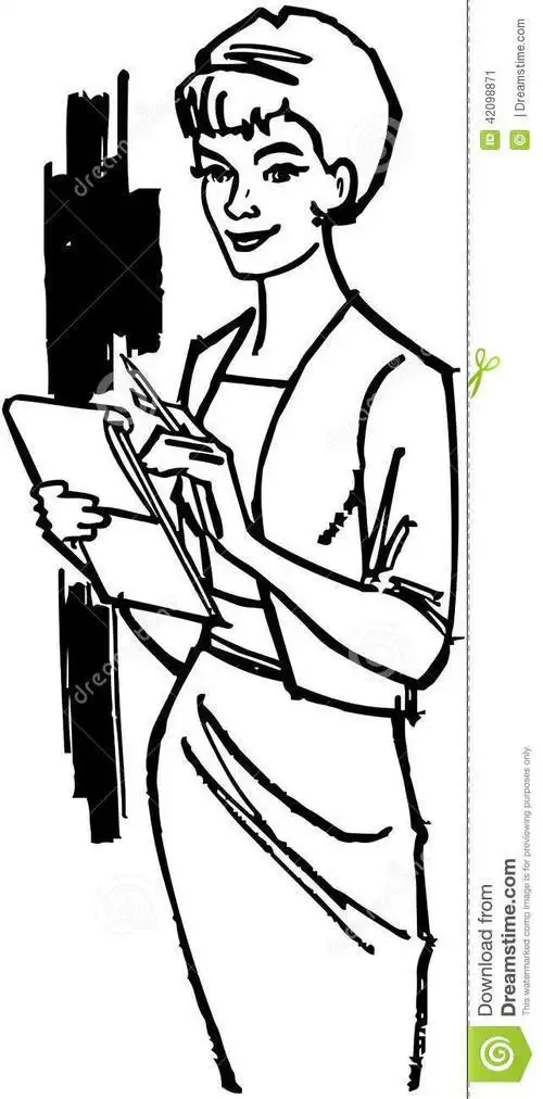 关于女设计师的简笔画