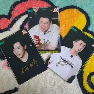 何九华张鹤伦尚九熙亲笔签名6寸照片