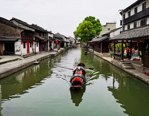《江南水乡》一绍兴安昌古镇,东湖景区