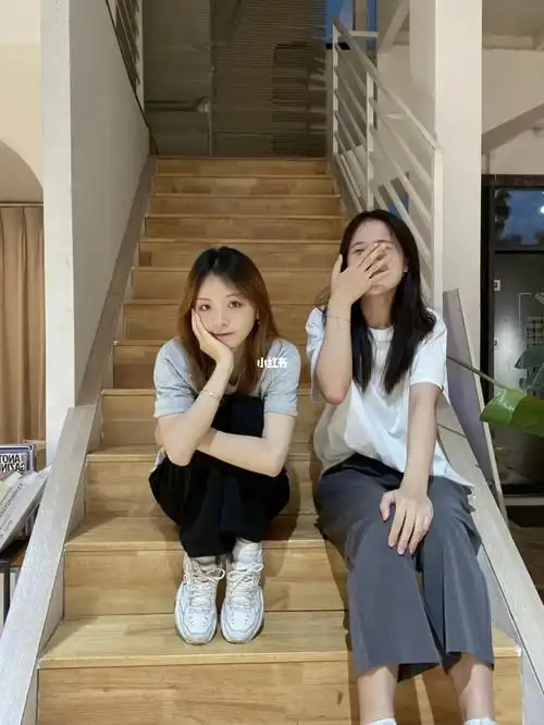 姐妹拍照日常158和170的身高差姐妹