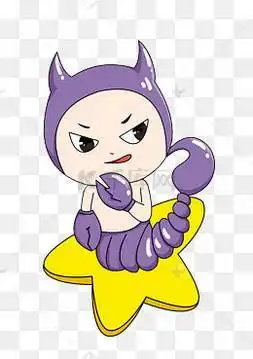 固体水彩画动漫人物天蝎座天蝎座女动漫人物绘画