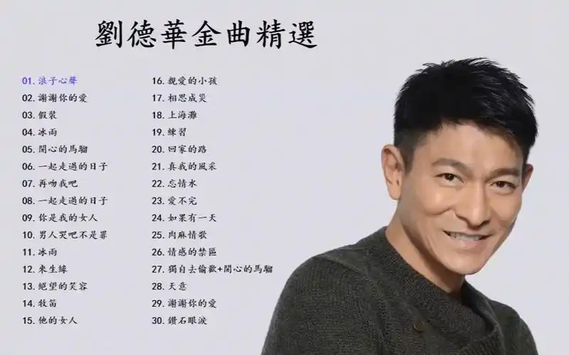 【收藏级无损音质】刘德华金曲精选30首
