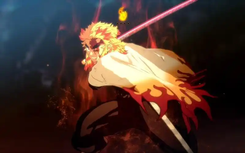 【鬼灭之刃】火之神血风谭 猗窝座 s级评价 4k