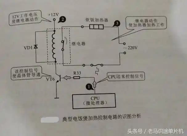 常见家用电器电路识图电饭煲电路详解
