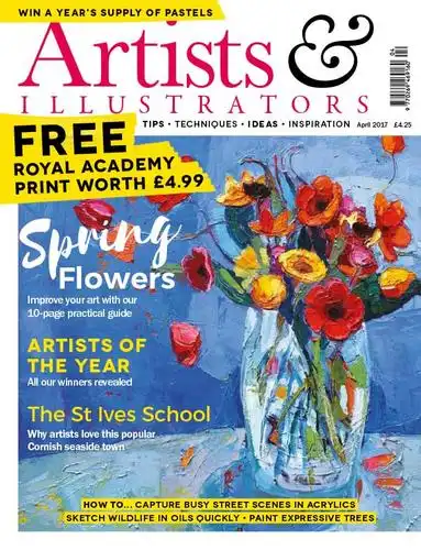 英国版artistsillustrators插画绘画艺术设计杂志2017年4月刊