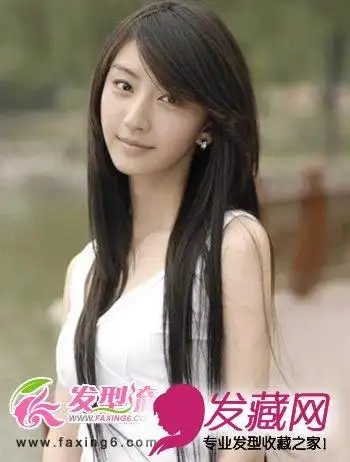 清爽柔顺直发发型女生最爱的发型