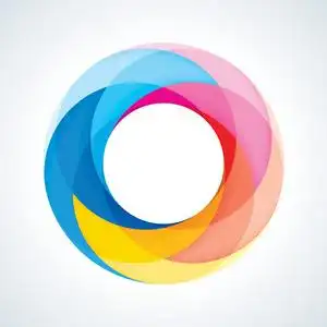 无限标志抽象的无限循环标志模板.公司图标.5 件 s照片