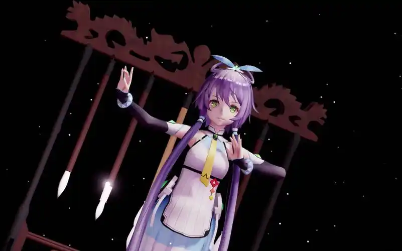 mmd3d洛天依恋人心