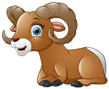 孤立的白羊图片