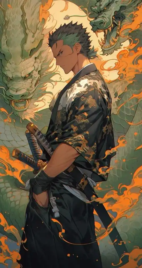 海贼王:罗罗诺亚 索隆 超帅高清壁纸