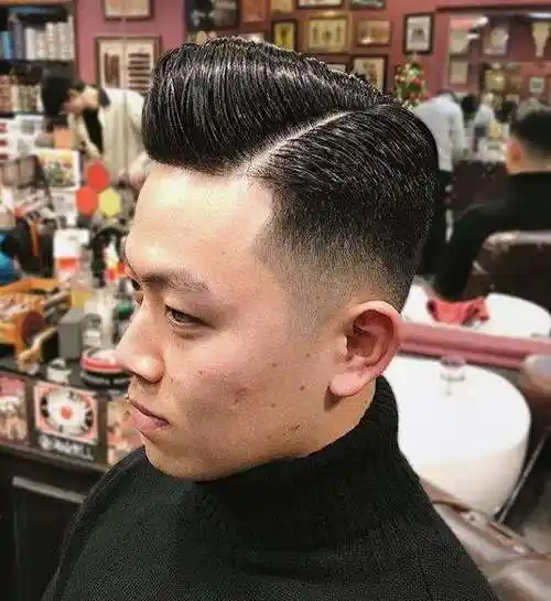 复古油头造型图鉴 三七分男士短发造型