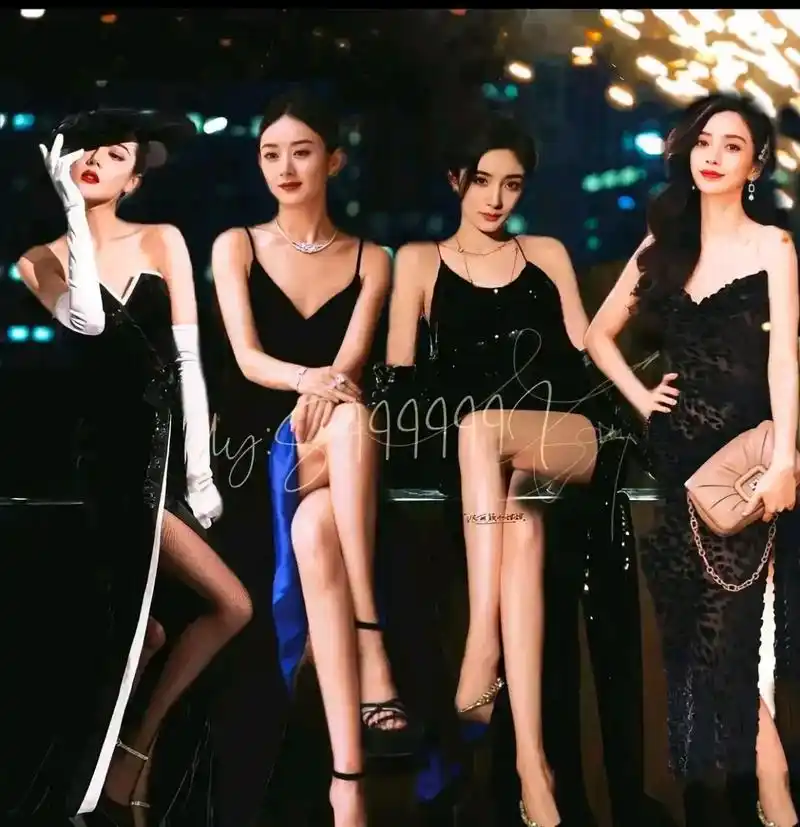 迪丽热巴 赵丽颖 杨幂 杨颖 四个美女颜值都是顶级了吧,哪位让母