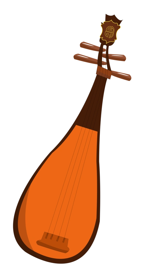 音乐节手绘卡通民谣乐器图片