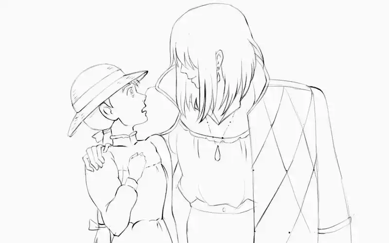 【绘画记录】day2 哈尔的移动城堡