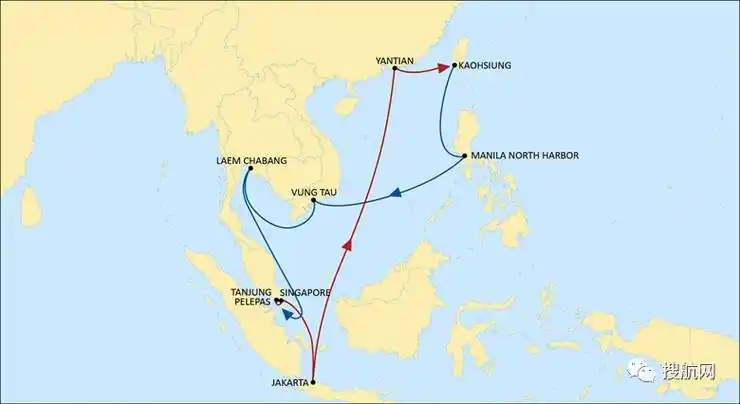 亚洲内部贸易发展强劲,2m,达飞,one等船公司推出更多新的亚洲内部服务