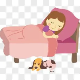 卡通睡觉的狗免抠元素pngpsd趴着睡觉的狗pngai睡觉老狗动物狗的生活