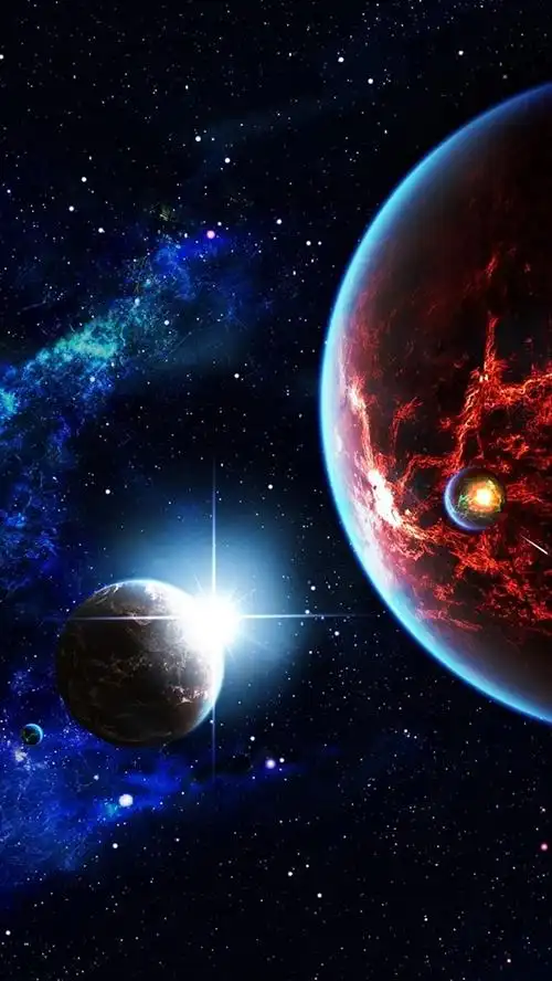 iphone 壁纸 太空,星星,宇宙,行星,卫星,星云