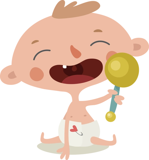 宝宝开怀大笑图片