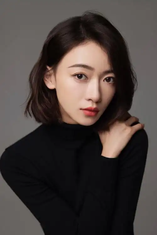 吴谨言温婉黑色毛衣造型