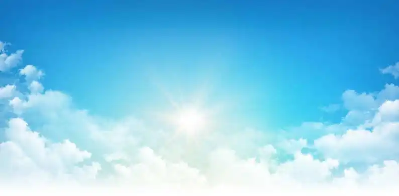 阳光_白色_白云_早晨_蓝天_图片大全—全景创意图库(quanjing.